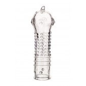 Прозрачная закрытая насадка на пенис TOYFA A-Toys - 14,7 см. - A-toys - в Невинномысске купить с доставкой