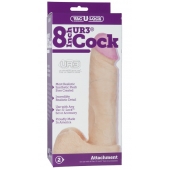Ультрареалистичная насадка для трусиков Vac-U-Lock 8  ULTRASKYN Cock - 20,57 см. - Doc Johnson - купить с доставкой в Невинномысске