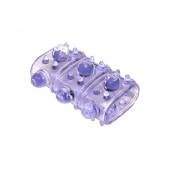 Фиолетовая насадка на пенис Rings Armour - Lola Games - в Невинномысске купить с доставкой