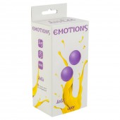 Фиолетовые вагинальные шарики без сцепки Emotions Lexy Medium - Lola Games
