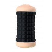 Двухсторонний мастурбатор JOS JANICE в черном цилиндре - JOS - в Невинномысске купить с доставкой