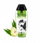 Интимный гель TOKO Pear   Exotic Green Tea с ароматом груши и зеленого чая - 165 мл. - Shunga - купить с доставкой в Невинномысске