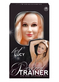 Надувная кукла с вибрацией и 2 любовными отверстиями Hot Lucy Lifesize Love Doll - NMC - в Невинномысске купить с доставкой