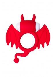 Красное эрекционное кольцо на пенис JOS COCKY DEVIL - JOS - в Невинномысске купить с доставкой
