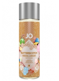 Смазка на водной основе Candy Shop Butterscotch с ароматом ирисок - 60 мл. - System JO - купить с доставкой в Невинномысске