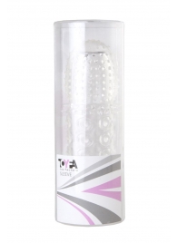 Прозрачная закрытая гелевая насадка - 13,5 см. - Toyfa Basic - в Невинномысске купить с доставкой