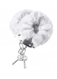 Наручники с белой меховой опушкой - ToyFa - купить с доставкой в Невинномысске