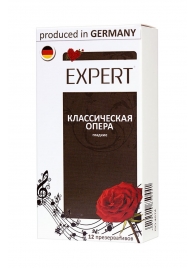 Гладкие презервативы Expert  Классическая опера  - 12 шт. - Expert - купить с доставкой в Невинномысске