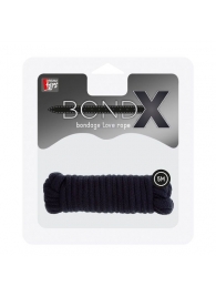 Чёрная веревка для связывания BONDX LOVE ROPE - 5 м. - Dream Toys - купить с доставкой в Невинномысске