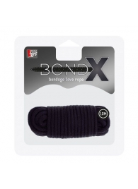 Черная веревка для связывания BONDX LOVE ROPE - 10 м. - Dream Toys - купить с доставкой в Невинномысске