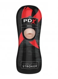 Мастурбатор-ротик Vibrating Oral Stroker - Pipedream - в Невинномысске купить с доставкой