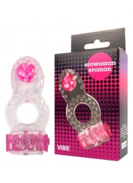 Прозрачное эрекционное кольцо Erowoman-Eroman - Erowoman-Eroman - в Невинномысске купить с доставкой