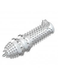 Закрытая прозрачная насадка Crystal sleeve - 14,2 см. - Erowoman-Eroman - в Невинномысске купить с доставкой