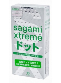 Презервативы Sagami Xtreme Type-E с точками - 10 шт. - Sagami - купить с доставкой в Невинномысске