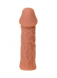 Телесная реалистичная насадка KOKOS Extreme Sleeve 05 с дополнительной стимуляцией - 12,7 см. - KOKOS - в Невинномысске купить с доставкой