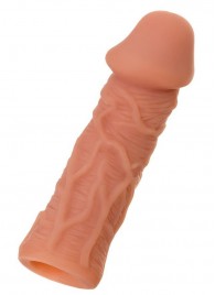 Телесная реалистичная насадка KOKOS Extreme Sleeve 05 с дополнительной стимуляцией - 12,7 см. - KOKOS - в Невинномысске купить с доставкой