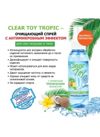 Очищающий спрей для игрушек CLEAR TOY Tropic - 100 мл. - Биоритм - купить с доставкой в Невинномысске