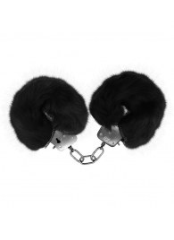Черные меховые наручники Love с ключиками - Baile - купить с доставкой в Невинномысске
