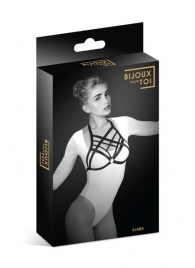 Черная упряжь на грудь Clara - Bijoux Pour Toi - купить с доставкой в Невинномысске