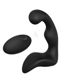 Черный вибромассажер простаты REMOTE BOOTY PLEASER - Dream Toys - в Невинномысске купить с доставкой