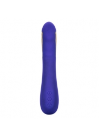 Фиолетовый вибратор с электростимуляцией Intimate E-Stimulator Petite Wand - 18,5 см. - California Exotic Novelties - купить с доставкой в Невинномысске