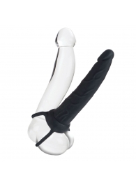 Насадка на пенис Silicone Love Rider Dual Penetrator для двойного проникновения - 14 см. - California Exotic Novelties - в Невинномысске купить с доставкой