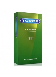 Текстурированные презервативы Torex  С точками  - 12 шт. - Torex - купить с доставкой в Невинномысске