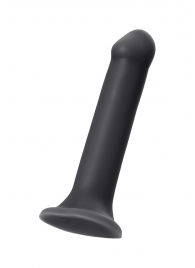 Черный фаллос на присоске Silicone Bendable Dildo XL - 20 см. - Strap-on-me - купить с доставкой в Невинномысске