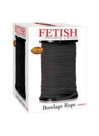 Черная веревка для связывания Bondage Rope - 60,9 м. - Pipedream - купить с доставкой в Невинномысске