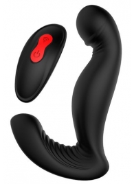 Черный вибромассажер простаты SWIRLING P-PLEASER - Dream Toys - в Невинномысске купить с доставкой
