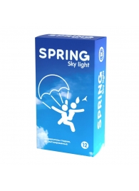 Ультратонкие презервативы SPRING SKY LIGHT - 12 шт. - SPRING - купить с доставкой в Невинномысске