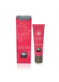 Возбуждающий интимный гель для двоих STIMULATION GEL Pomegranate   Nutmeg - 30 мл. - Shiatsu - купить с доставкой в Невинномысске