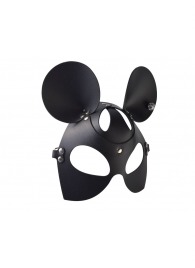 Черная кожаная маска  Мышка - Sitabella - купить с доставкой в Невинномысске
