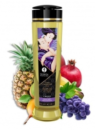 Массажное масло Libido Exotic Fruits с ароматом экзотических фруктов - 240 мл. - Shunga - купить с доставкой в Невинномысске