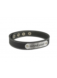 Чокер с белой строчкой Good Girl - Sitabella - купить с доставкой в Невинномысске