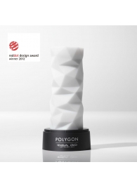 Белый 3D мастурбатор POLYGON - Tenga - в Невинномысске купить с доставкой