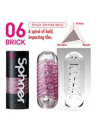 Мастурбатор SPINNER Brick - Tenga - в Невинномысске купить с доставкой