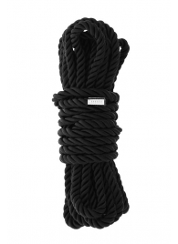 Черная веревка для шибари DELUXE BONDAGE ROPE - 5 м. - Dream Toys - купить с доставкой в Невинномысске