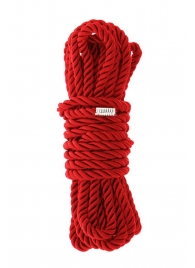 Красная веревка для шибари DELUXE BONDAGE ROPE - 5 м. - Dream Toys - купить с доставкой в Невинномысске