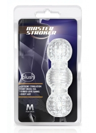 Прозрачный фигурный мастурбатор Master Stroker - Blush Novelties - в Невинномысске купить с доставкой