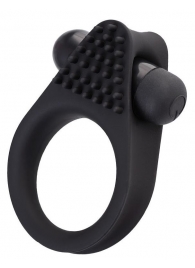 Черное эрекционное виброкольцо Brid с шипиками - A-toys - в Невинномысске купить с доставкой