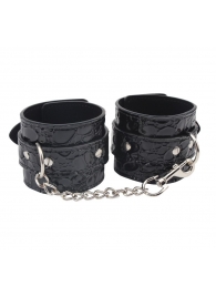 Черные наручники Be good Wrist Cuffs - Chisa - купить с доставкой в Невинномысске