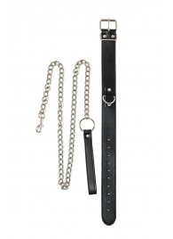 Черный ошейник с поводком Wild - Lola Games - купить с доставкой в Невинномысске