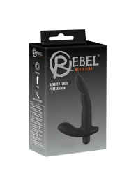 Черный вибромассажер простаты Naughty Finger Prostate Vibe - 13,8 см. - Orion - в Невинномысске купить с доставкой