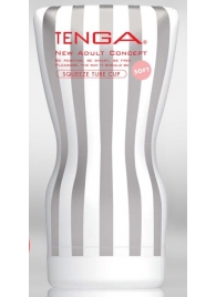 Мастурбатор TENGA Squeeze Tube Cup Soft - Tenga - в Невинномысске купить с доставкой