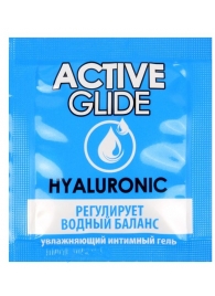 Лубрикант на водной основе Active Glide с гиалуроновой кислотой - 3 гр. - Биоритм - купить с доставкой в Невинномысске