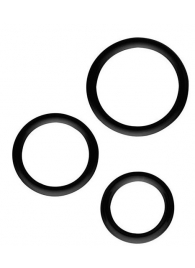 Набор из 3 эрекционных колец SILICONE COCKRINGS - Dream Toys - в Невинномысске купить с доставкой