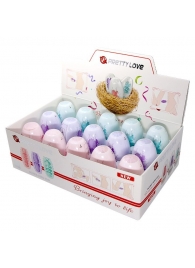 Набор из 15 мини-мастурбаторов Fantastic Egg Hard Boiled - Baile - в Невинномысске купить с доставкой
