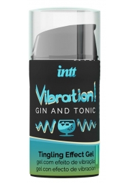 Жидкий интимный гель с эффектом вибрации Vibration! Gin   Tonic - 15 мл. - INTT - купить с доставкой в Невинномысске