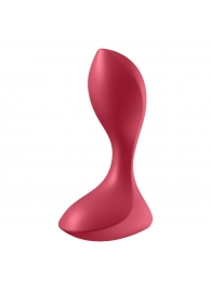 Красный вибромассажёр простаты Satisfyer Backdoor Lover - 14 см. - Satisfyer - в Невинномысске купить с доставкой